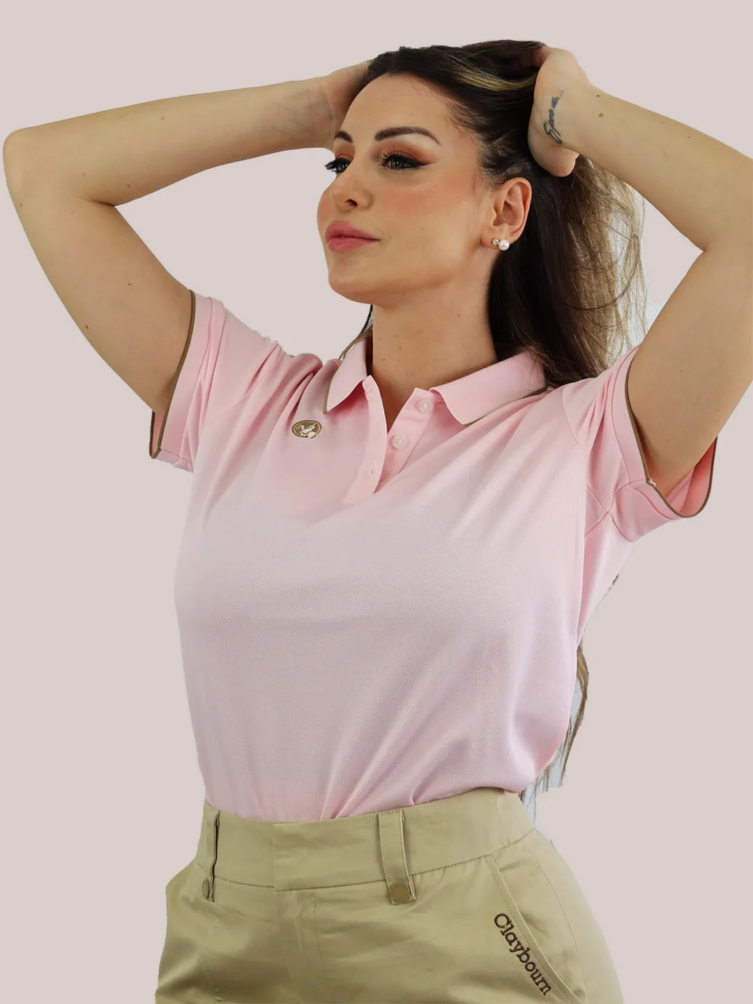 Women's Contrast Polo