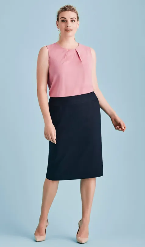 Womens Cool Stretch Relaxed Fit Lined Skirt