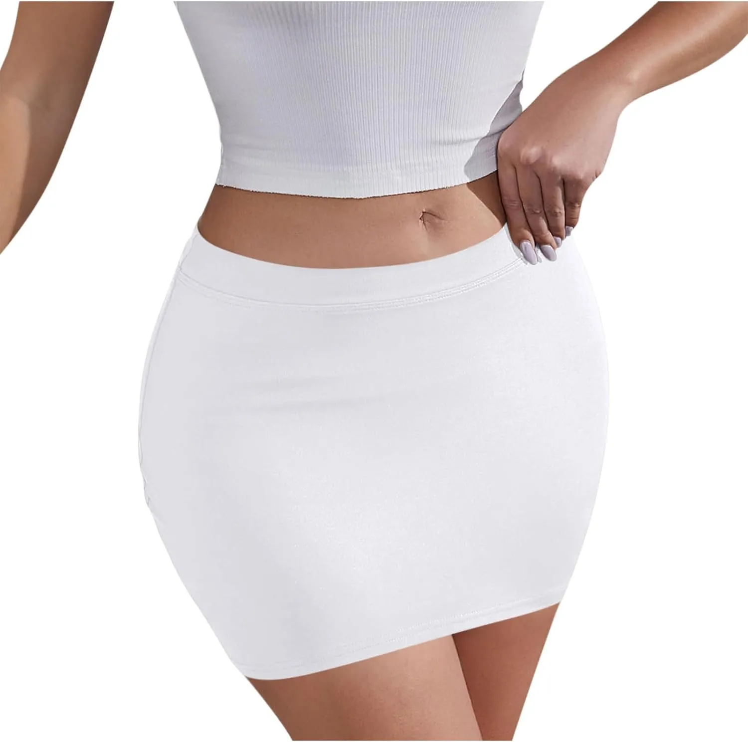 Women's High Waist Tiered Maxi Skirt, Comfortable Casual Summer Skirt with Elastic Waistband for Relaxed Fit and Style